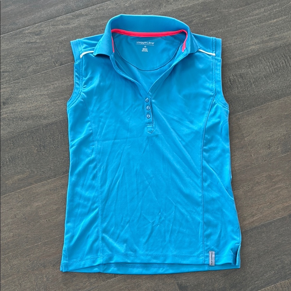 Maggie Lane Blue Polo Shirt